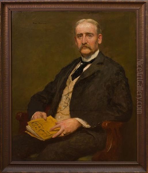 Portrait Of Albert Arnold Sprague Oil Painting by Gari Julius Melchers