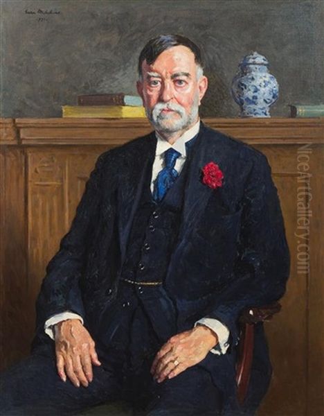 Portrait Of A Man Oil Painting by Gari Julius Melchers