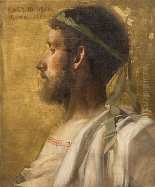 The Lictor Oil Painting by Gari Julius Melchers