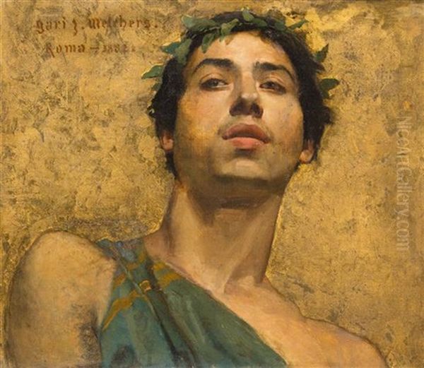 The Gladiator Oil Painting by Gari Julius Melchers