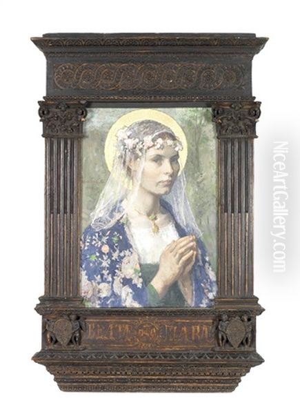 Beate Maria Oil Painting by Gari Julius Melchers