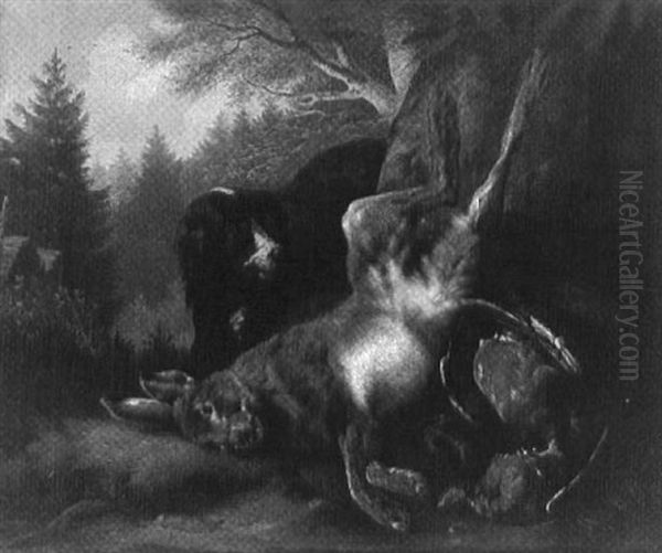 The Day's Catch Oil Painting by Wilhelm Melchior