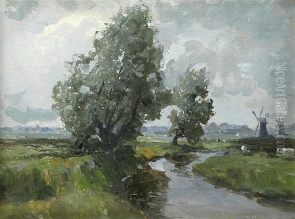 View Of St Olaves Oil Painting by Campbell A. Mellon