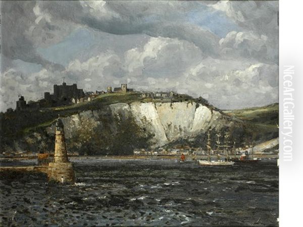 Dover Oil Painting by Campbell A. Mellon