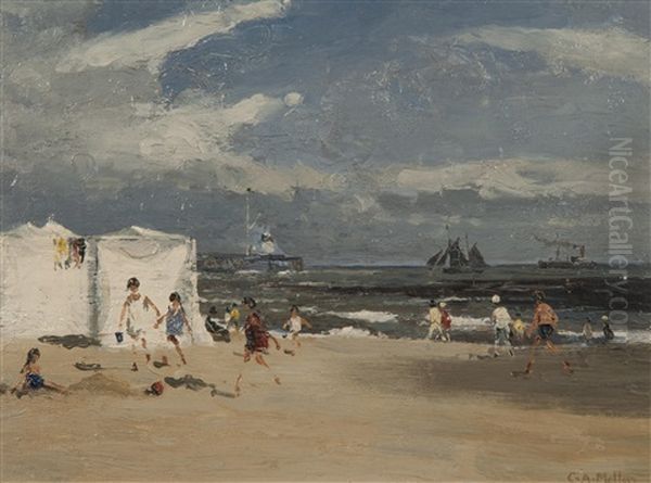 July 12 Noon, South Wind Oil Painting by Campbell A. Mellon