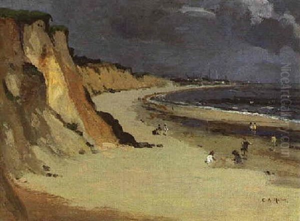 The English Channel Oil Painting by Campbell A. Mellon