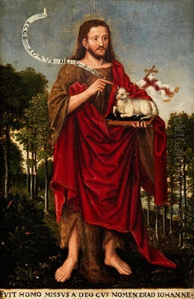 Johannes Der Taufer Oil Painting by (manner of) Memling, Hans