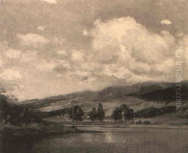 The Three Graces Oil Painting by Emile Rene Menard