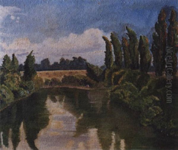 Paisaje Oil Painting by Melchor Mendez Magarinos