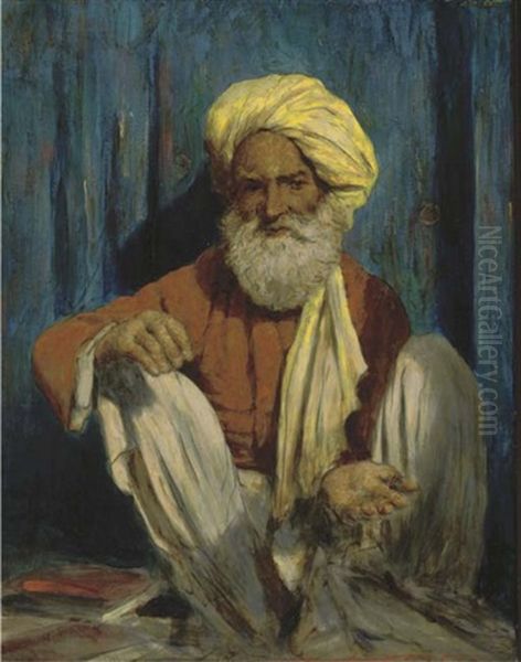 Peshwar, India Oil Painting by Mortimer Luddington Menpes