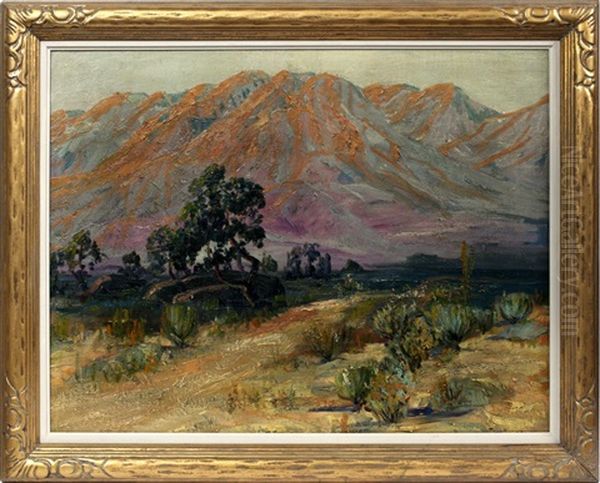 Sunset, Torance Canyon Oil Painting by James Arthur Merriam