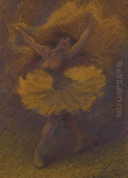 Danseuse Oil Painting by Paul EugA篓ne Mesples