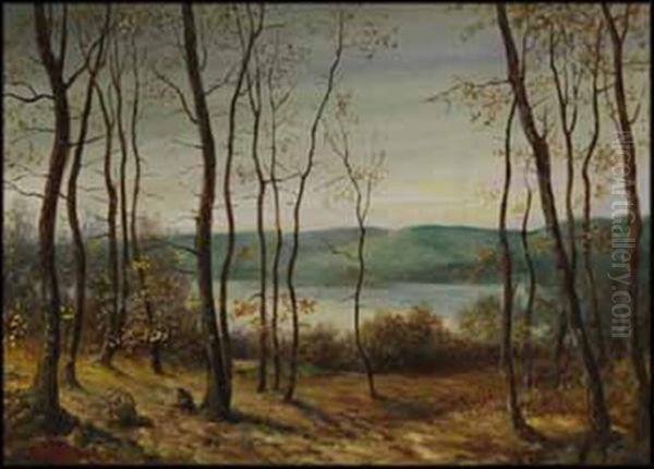 Fall, Qu'appelle Valley Oil Painting by Henry Metzger