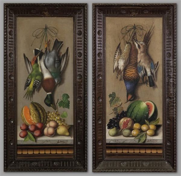 Natura In Posa Oil Painting by Michelangelo Meucci