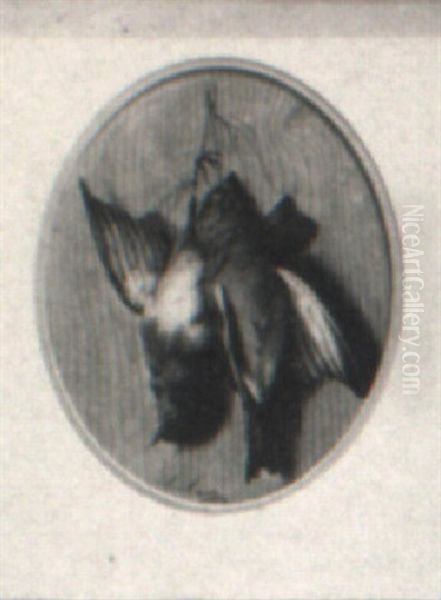 Birds Oil Painting by Michelangelo Meucci