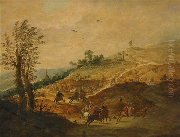 Overfallet Oil Painting by Pieter Meulener