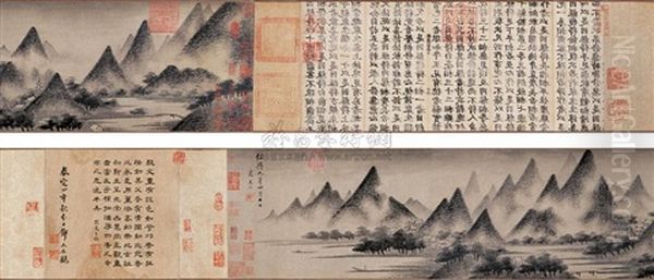 Landscape Oil Painting by  Mi Youren