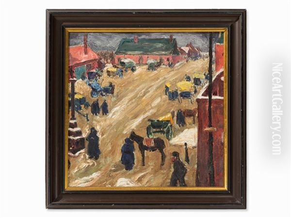 Thaw/ Fields Oil Painting by Hans Michaelson