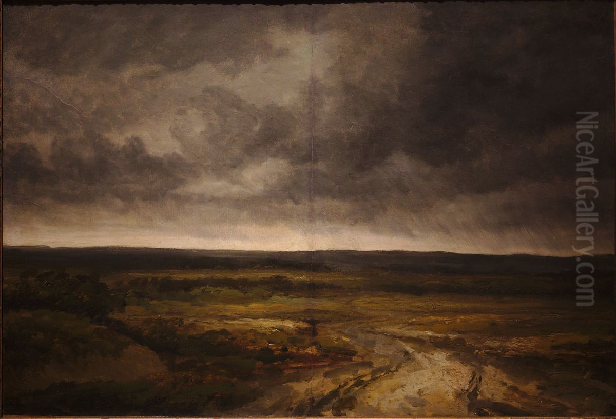 La Plaine Saint-denis Oil Painting by Georges Michel