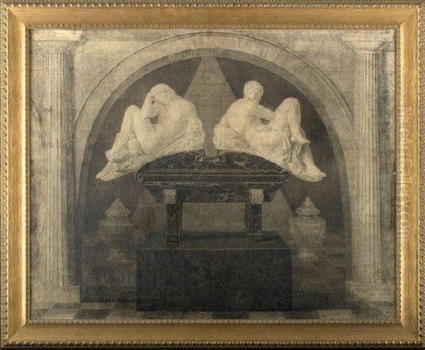 Tombeau De Julien De Medicis Oil Painting by Michelangelo Buonarroti