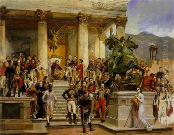 El Panteon De Los Heroes Oil Painting by Arturo Michelena