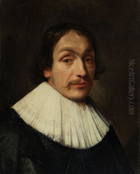 Bildnis Eines Herrn Oil Painting by Michiel Jansz. van Mierevelt
