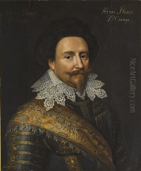 Portrait Of Frederick Henry, Prince Of Orange (1584-1647) Oil Painting by Michiel Jansz. van Mierevelt