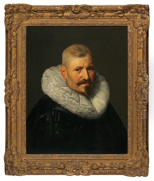 Portrait Of A Gentleman Oil Painting by Michiel Jansz. van Mierevelt
