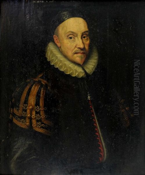 Portrait Of A Gentleman Oil Painting by Michiel Jansz. van Mierevelt