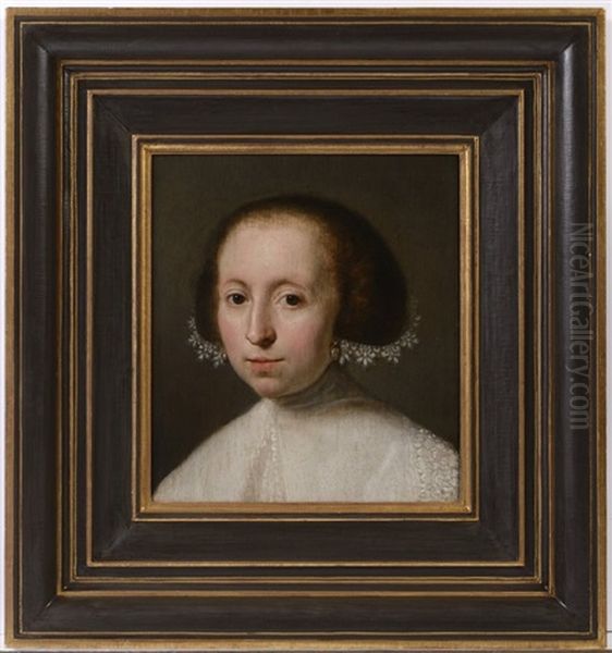 Portrait Of A Lady Oil Painting by Michiel Jansz. van Mierevelt