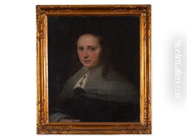 Portrait Of A Lady Oil Painting by Michiel Jansz. van Mierevelt