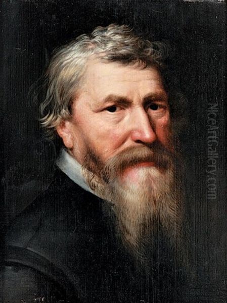 Portrait En Buste De Lubbert Gerritsz Oil Painting by Michiel Jansz. van Mierevelt