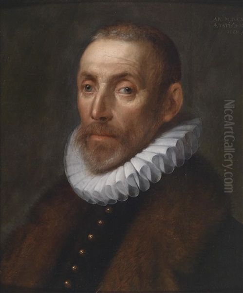 Herrenbildnis Oil Painting by Michiel Jansz. van Mierevelt
