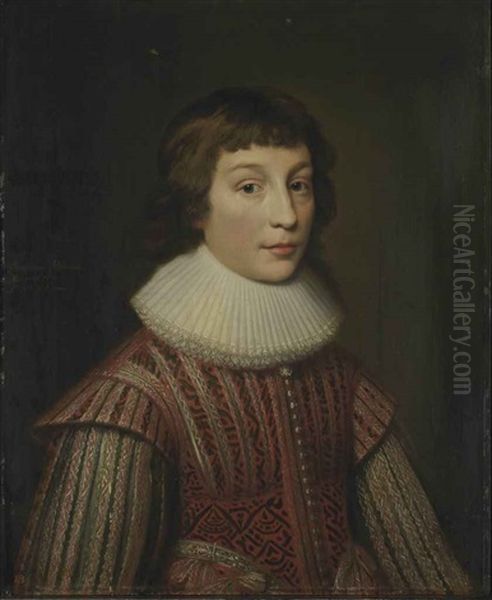 Portrait Du Prince Frederik Hendrik, Prince D'orange Oil Painting by Michiel Jansz. van Mierevelt
