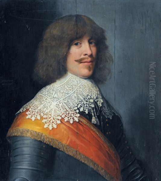 Bildnis Eines Vornehmen Herrn Oil Painting by Michiel Jansz. van Mierevelt