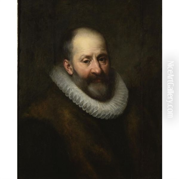 Portrait Of A Man Oil Painting by Michiel Jansz. van Mierevelt