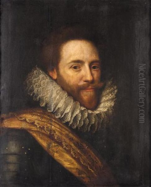 Portrait Of Stadholder Frederick Hendrick, Prince Of Orange (1584 - 1647) Oil Painting by Michiel Jansz. van Mierevelt