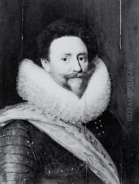 Portrait Of A Gentleman Oil Painting by Michiel Jansz. van Mierevelt