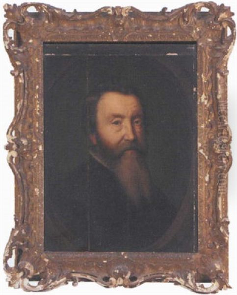 Portrait Of A Gentleman, With A Beard Oil Painting by Michiel Jansz. van Mierevelt