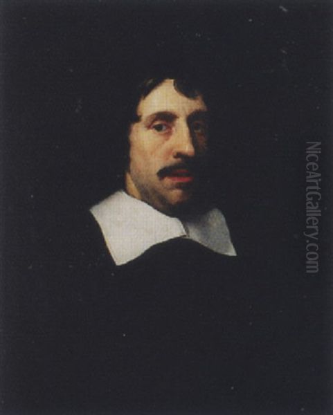 Bildnis Eines Herrn Mit Schnurrbart Oil Painting by Michiel Jansz. van Mierevelt