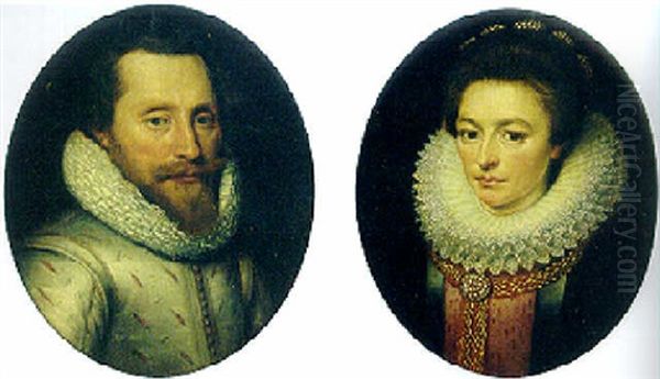 Portrait Of Maurice Of Nassau, Prince Of Orange Oil Painting by Michiel Jansz. van Mierevelt