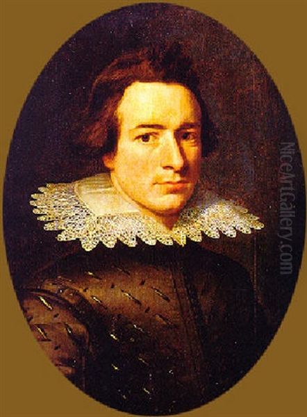 Portrait Of A Young Man, Age 20 Oil Painting by Michiel Jansz. van Mierevelt