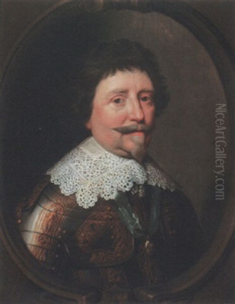 Portrait Of Frederik Hendrik, Prince Of Orange Oil Painting by Michiel Jansz. van Mierevelt