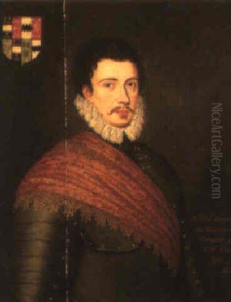 Portrait Of Sir Thomas Wenman Oil Painting by Michiel Jansz. van Mierevelt