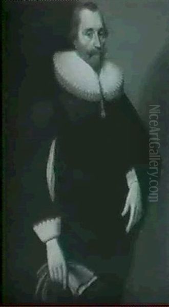 Portrait Of A Gentleman Oil Painting by Michiel Jansz. van Mierevelt