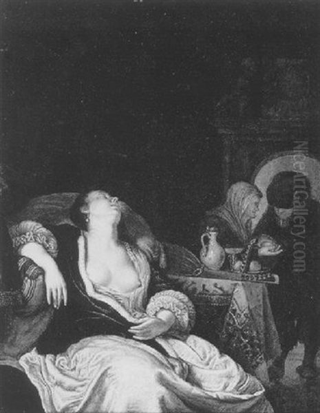 Bei Der Kupplerin Oil Painting by Frans van Mieris