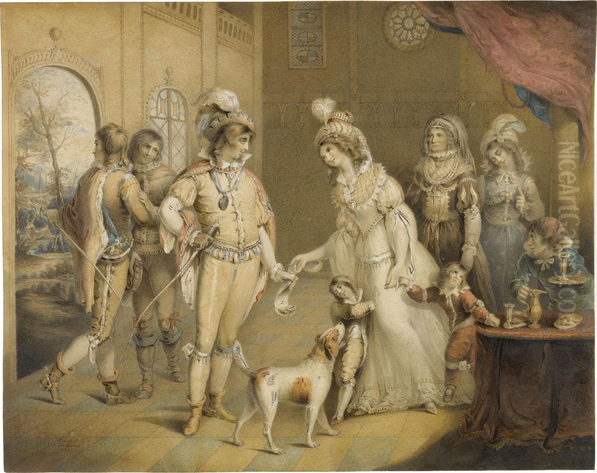 The Letter Oil Painting by Charles Bestland