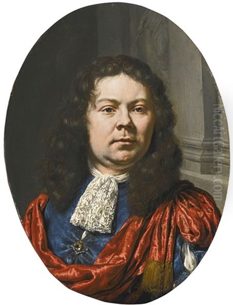 Portrait Of Willem Cornelisz Backer Oil Painting by Willem Van Mieris Leiden
