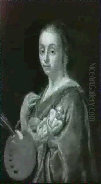 An Allegory Of The Arts Oil Painting by Willem Van Mieris Leiden