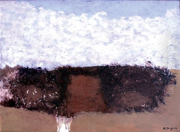 Les Champs Oil Painting by Kotaro Migishi